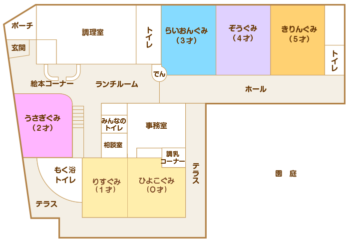 園内の見取り図